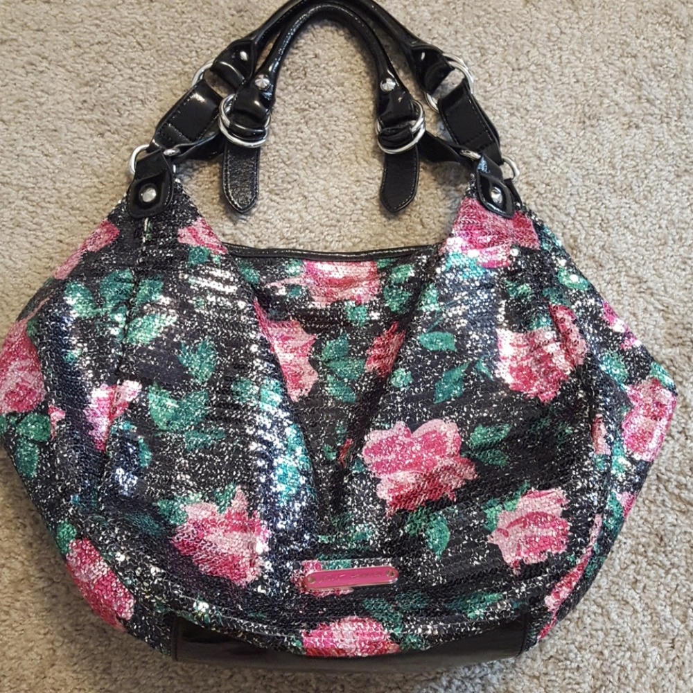 Betsey Johnson sequin purse